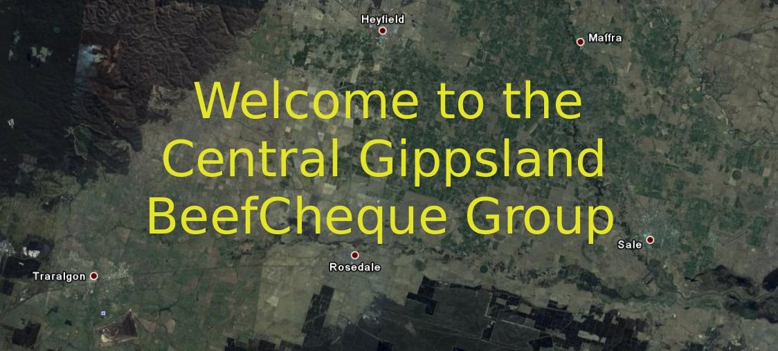 Welcome to the
      Central Gippsland BeefCheque Group